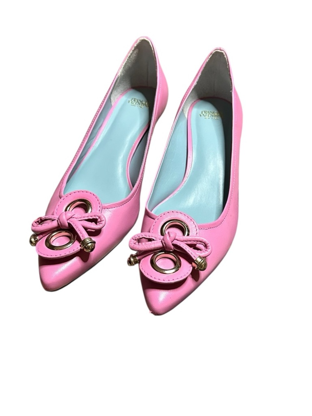 Frances Valentine Pointed Toe Kitten Heel 9